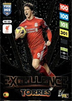 Fernando Torres Liverpool Panini FIFA 365 2025 Adrenalyn XL Excellence #EXC 52