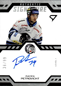 Rayen Petrovicky Liberec Tipsport ELH 2024/25 SportZoo 1. serie Authentic Signature Level 1 /99 #SL1-RP