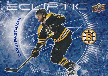 David Pastrnak Boston Bruins Upper Deck 2023/24 Series 2 Ecliptic Sparkle #EC-13