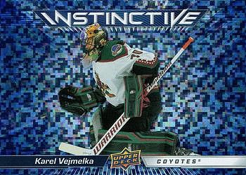 Karel Vejmelka Arizona Coyotes Upper Deck 2023/24 Series 2 Instinctive Sparkle #IN-12