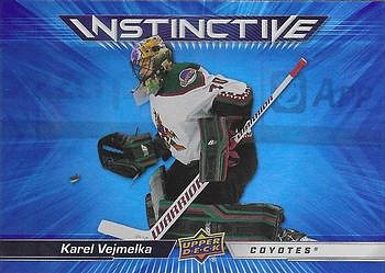 Karel Vejmelka Arizona Coyotes Upper Deck 2023/24 Series 2 Instinctive #IN-12