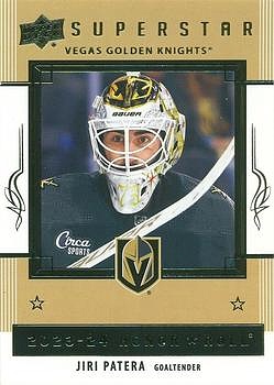 Jiri Patera Vegas Golden Knights Upper Deck 2023/24 Series 2 Honor Roll #HR-44