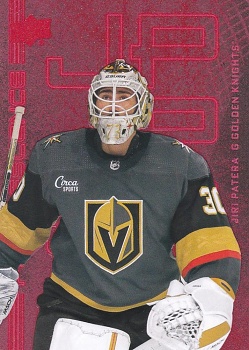 Jiri Patera Vegas Golden Knights Upper Deck 2023/24 Series 2 Fluorescence Red #F-40