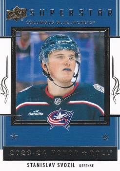 Stanislav Svozil Columbus Blue Upper Deck 2023/24 Series 2 Honor Roll #HR-49