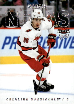 Martin Necas Carolina Hurricanes Upper Deck Fleer Ultra 2021/22 Silver Foil #88