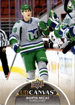 Martin Necas Carolina Hurricanes Upper Deck 2021/22 Series 2 UD Canvas #C135