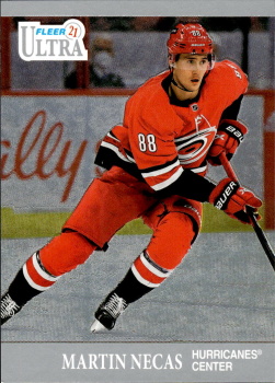 Martin Necas Carolina Hurricanes Upper Deck Fleer Ultra 2021/22 30th Anniversary #A-18