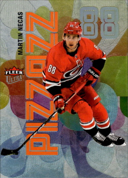 Martin Necas Carolina Hurricanes Upper Deck Fleer Ultra 2021/22 Pizzazz #PZ-22