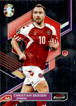 Christian Eriksen Denmark Topps Finest Road to UEFA Euro 2024  #16
