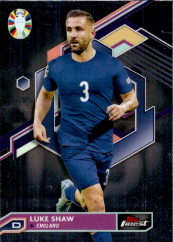 Luke Shaw England Topps Finest Road to UEFA Euro 2024  #25