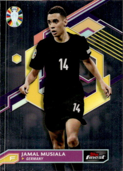 Jamal Musiala Germany Topps Finest Road to UEFA Euro 2024  #37