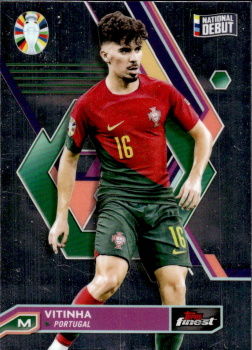 Vitinha Portugal Topps Finest Road to UEFA Euro 2024  #64