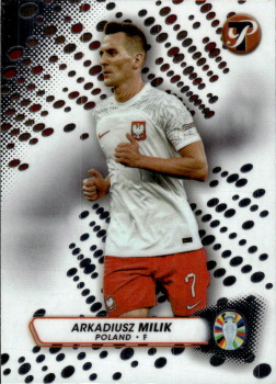 Arkadiusz Milik Poland Topps Pristine Road to UEFA EURO 2024 #128