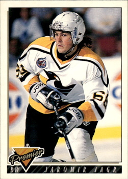 Jaromir Jagr Pittsburgh Penguins Topps Premier 1993/94 #105