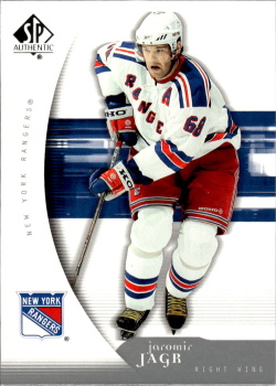 Jaromir Jagr New York Rangers Upper Deck SP Authentic 2005/06 #65