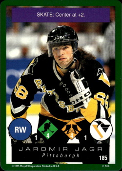 Jaromir Jagr Pittsburgh Penguins Playoff One on One Challenge 1995/96 #185