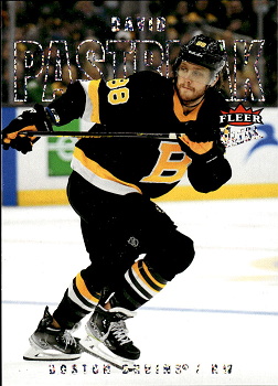 David Pastrnak Boston Bruins Upper Deck Fleer Ultra 2021/22 Silver Foil #200