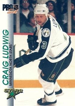 Craig Ludwig Minnesota North Stars Pro Set 1992/93 #79