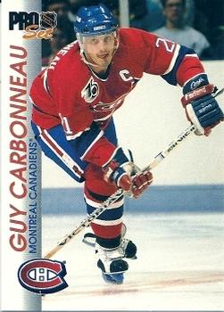 Guy Carbonneau Montreal Canadiens Pro Set 1992/93 #88