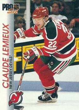 Claude Lemieux New Jersey Devils Pro Set 1992/93 #98