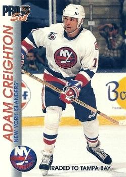 Adam Creighton New York Islanders Pro Set 1992/93 #103