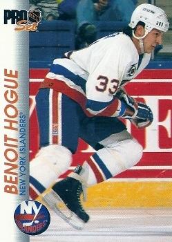 Benoit Hogue New York Islanders Pro Set 1992/93 #108