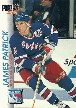 James Patrick New York Rangers Pro Set 1992/93 #119