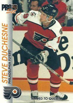 Steve Duchesne Philadelphia Flyers Pro Set 1992/93 #137