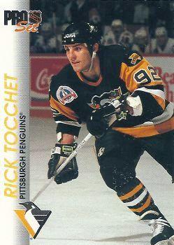 Rick Tocchet Pittsburgh Penguins Pro Set 1992/93 #138