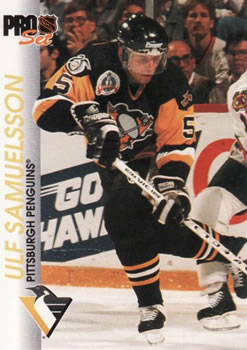 Ulf Samuelsson Pittsburgh Penguins Pro Set 1992/93 #143