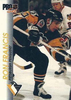 Ron Francis Pittsburgh Penguins Pro Set 1992/93 #144