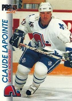 Claude Lapointe Quebec Nordiques Pro Set 1992/93 #151
