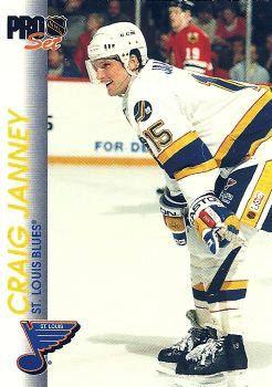 Craig Janney St. Louis Blues Pro Set 1992/93 #157