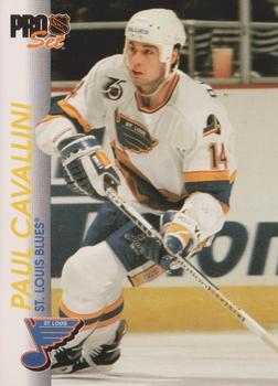 Paul Cavallini St. Louis Blues Pro Set 1992/93 #159