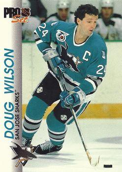 Doug Wilson San Jose Sharks Pro Set 1992/93 #165