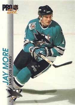 Jay More San Jose Sharks Pro Set 1992/93 #169