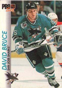 David Bruce San Jose Sharks Pro Set 1992/93 #170