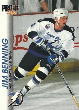 Jim Benning Tampa Bay Lightning Pro Set 1992/93 #181