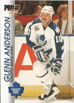 Glenn Anderson Toronto Maple Leafs Pro Set 1992/93 #185