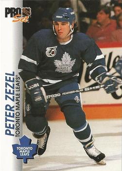 Peter Zezel Toronto Maple Leafs Pro Set 1992/93 #187