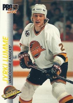 Jyrki Lumme Vancouver Canucks Pro Set 1992/93 #196