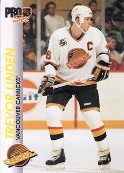 Trevor Linden Vancouver Canucks Pro Set 1992/93 #197