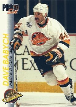 Dave Babych Vancouver Canucks Pro Set 1992/93 #200