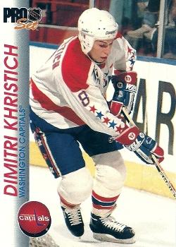 Dimitri Khristich Washington Capitals Pro Set 1992/93 #208