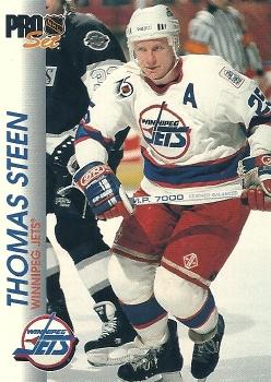 Thomas Steen Winnipeg Jets Pro Set 1992/93 #217