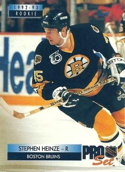 Stephen Heinze Boston Bruins Pro Set 1992/93 #220