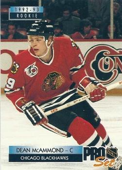 Dean McAmmond Chicago Blackhawks Pro Set 1992/93 #224