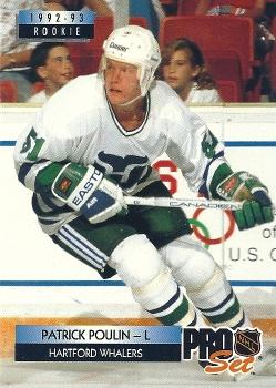 Patrick Poulin Hartford Whalers Pro Set 1992/93 #227