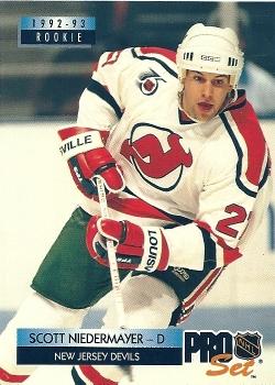 Scott Niedermayer New Jersey Devils Pro Set 1992/93 #232