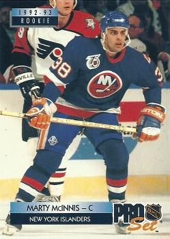 Marty McInnis New York Islanders Pro Set 1992/93 #233